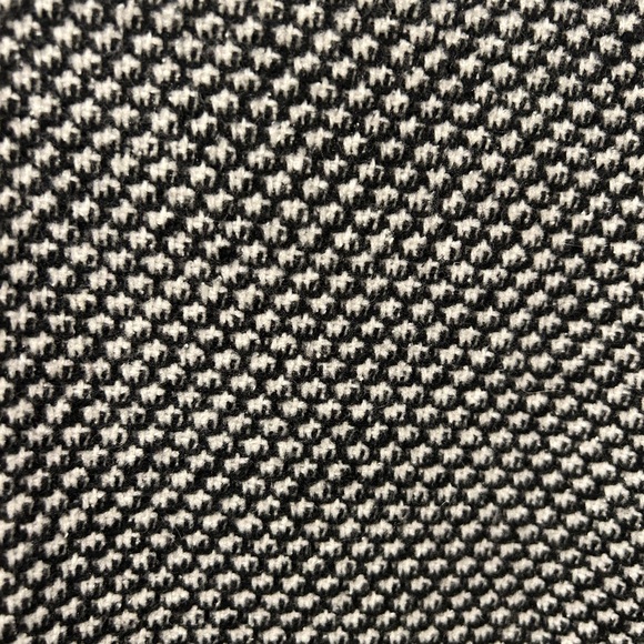 Houndstooth Black and White Women's Coat - Picture 4 of 4